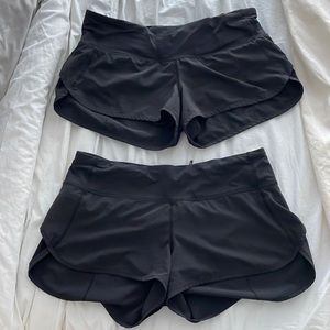 ONE PAIR Lululemon Run Times Short